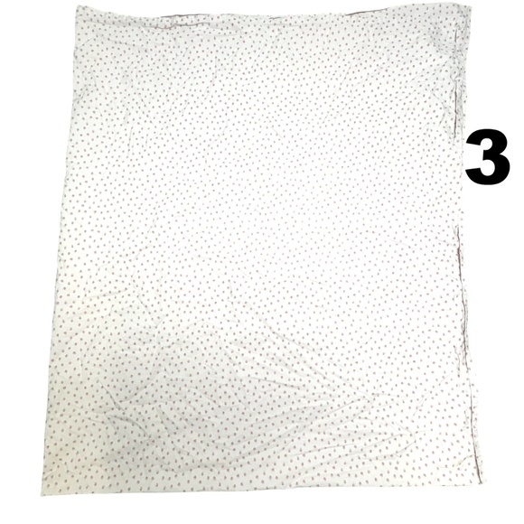 sheet 1 flat SHABBY CHIC rosebud pink tiny flowers 82x96 queen full cottagecore - Picture 8 of 16